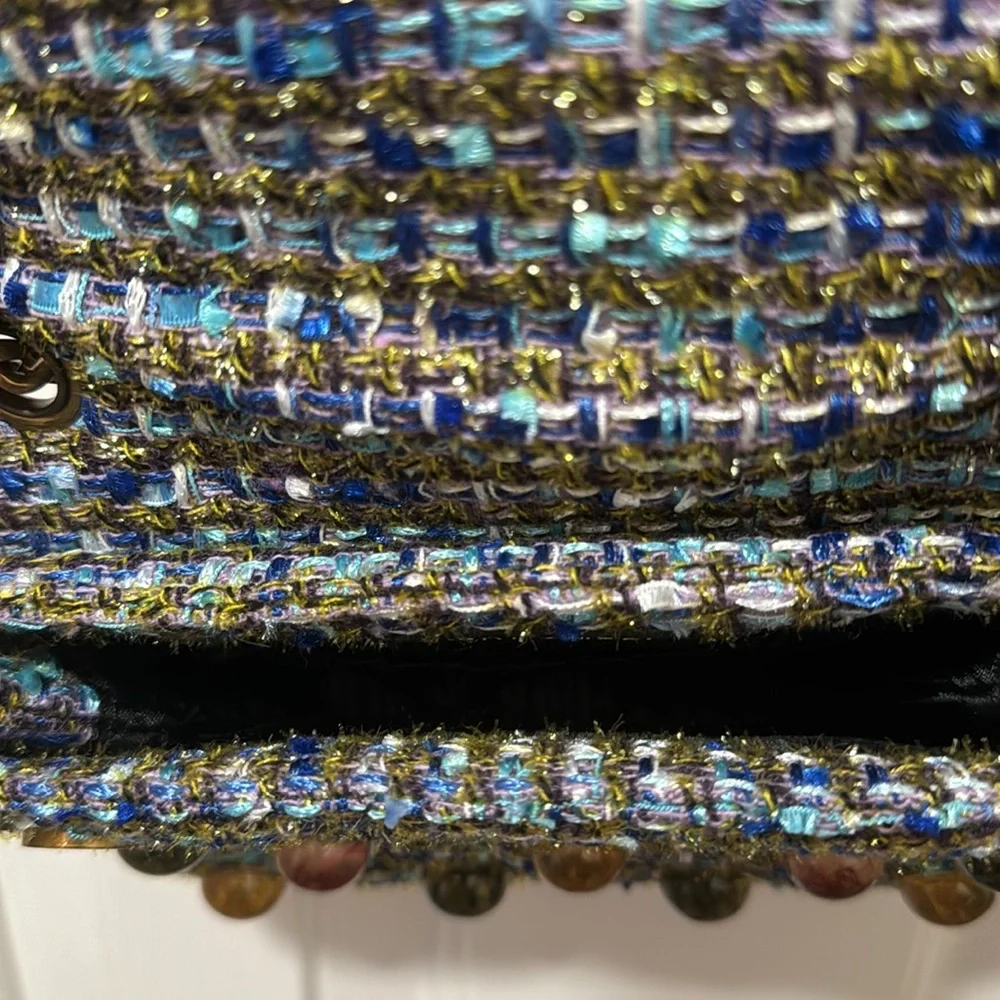Kurt Geiger London tweed crossbody bag - Picture 7 of 8